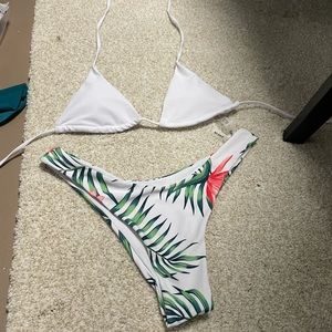 Two piece bathing suit